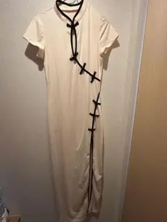 チャイナドレス ピンク ロング