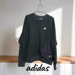 『美品』adidas 黒 トレーナー・スウェット