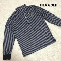 美品 FILA GOLF メンズ ゴルフウェア 長袖 ポロシャツ フィラ