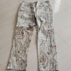 Christian Aujard 日本製ペイズリーカジュアルパンツMサイズ#36