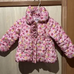 Cute Paradise 花柄ダウンコート 95