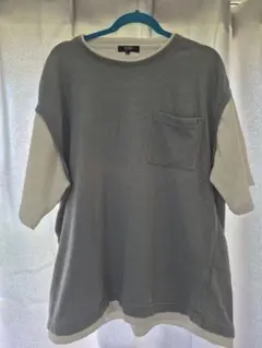 【美品】BEAMS HEART クールタッチ フェイクレイヤー ベスト Tシャツ