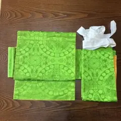 鮮やかな緑色 つけ帯加工済みのサムネイル