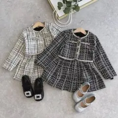 ツイードジャケット&ワンピース