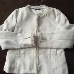 ハニーズGLACIER Premium ホワイトセレモニージャケット Mサイズ