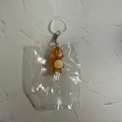 ケアベア クリアマスコットチャーム2 オレンジ ガチャガチャ
