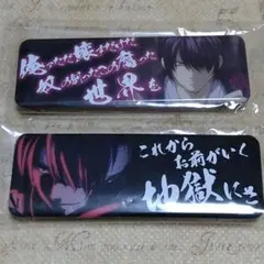 銀魂　ロング缶バッジ　高杉　2点セット