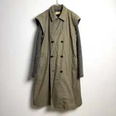 387 TOGA PULLA ARCHIVES ドッキングトレンチコート カーキ