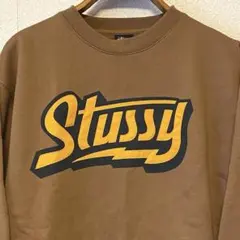 未使用 90s 00s OLD STUSSY プリントアップリケ刺繍スウェット
