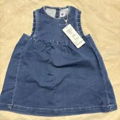 プチバトー　デニムワンピース　ノースリーブ 新品タグ付き
