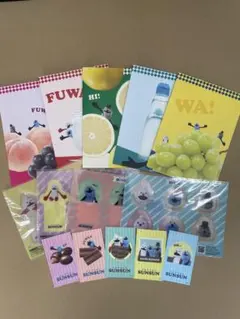 パペットスンスンコラボ　A5ノートとステッカー　 ブックマーカー