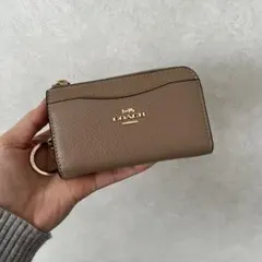 COACH ベージュ コインケース、フラグメントケース