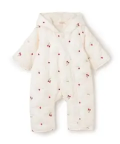 petit main モチーフキルトジャンプスーツ