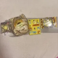 ポムポムプリン　ポムプリ カプセルトイセット　食玩サンリオ