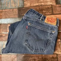 ビンテージ　古着　リーバイス505 バギー　デニムジーンズ　W42L30