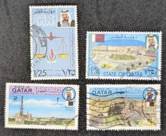 切手　カタール札 Yahoo!オークション -「カタール」(切手、はがき) の落札相場・落札価格