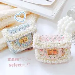 水色 ツイード ショルダーバッグ 女の子 子供 卒園式 入学式 入園式 ブルー