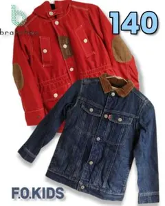 branshes エフオーキッズ ジャケット 140 2着 セット 春先