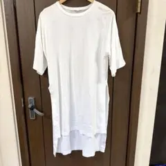 ENFOLD エンフォルド スビン天竺スリットロングTシャツ　カットソー　38のサムネイル