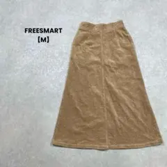 FREESMART/コーデュロイスカート/綺麗め大人可愛い/キャメル/M