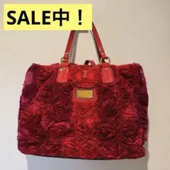 希少　VALENTINO GARAVANIレッド トートバッグ　ロジェのサムネイル