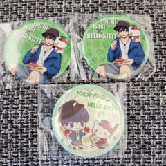 ブルーロック サンリオ キャンプ 缶バッジ 潔世一 キティ