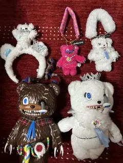 USJ ハミクマ　人形　カチューシャ　ポップコーン入れ