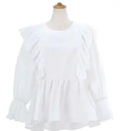 Liala×PG レース キャンディスリーブ ブラウス