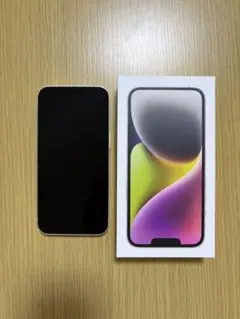 美品　値下げ！　iPhone14 128GB ミッドナイト SIMフリー 90％