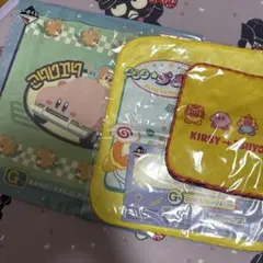 カービィ一番くじ　タオル　3種