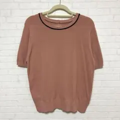 Techichi テチチ 半袖ニット Mサイズ くすみピンク