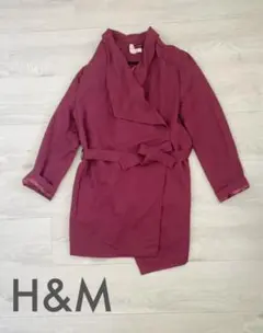 H&M＊ボルドーガウンジャケット