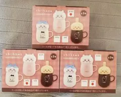 【3種セット】ちいかわ　チルタイム蓋付きマグカップ