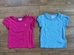ラルフローレン ベビー 90cm 24M 半袖Tシャツ 2枚セット 女の子