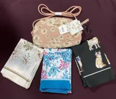 【未使用品】ユニクロ　ポール＆ジョー　スカーフ＆ポシェット　４点セット