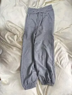 グレー ジョガーパンツ スウェット素材