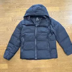 UNIQLO フード付きダウンジャケット XLサイズ　ブラック