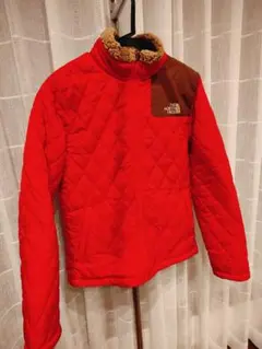 THE NORTH FACE キッズジャケット 赤 ベージュ