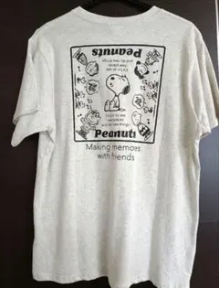 タグ付き未使用品　スヌーピー　フレンズ tシャツ バックプリントデザイン