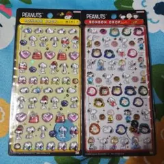 クーリア スヌーピー PEANUTS ボンボンドロップ mini シール