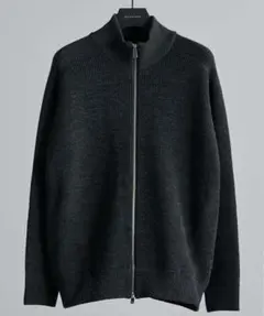 UNITED TOKYO ダークグレー フルジップニット サイズ2（Mサイズ）