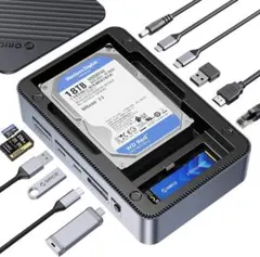 ORICO 12-in-1 USB-C ドッキングステーション M.2 SSD