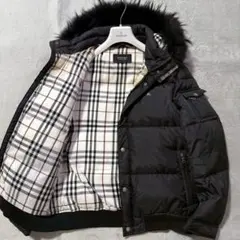 BURBERRY BLACK LABEL ダウンジャケット Lサイズ Y2K