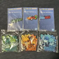 ヒロアカ　オリジン組（緑谷出久・爆豪勝己・轟焦凍）ラバーキーホルダー・コースター