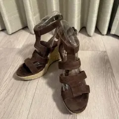 UGG W LAURI ウエッジソール ストラップ サンダル　25cm