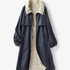 DoCLASSE ドゥクラッセAIRタフタ・リバーシブルコート撥水、花粉リリース