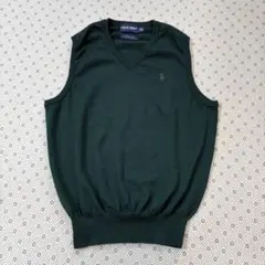 ☆美品　ポロラルフローレン　ゴルフウェア　メリノウール　ニット　ベスト M