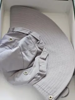 ✨ 익명 배송 ✨ 티그 끈이 달린 정원용 모자 양산 회색
