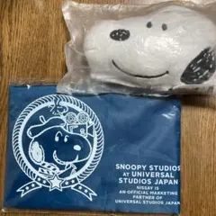 非売品　スヌーピーエコ バッグ 、ミスドスヌーピークッションポーチ