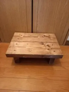 ステップ台　木製スツール　ジャコビアン